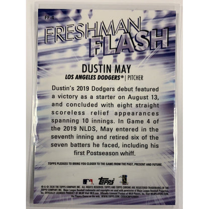  2020 Topps Chrome Dustin May Freshman Flash  Local Legends Cards & Collectibles