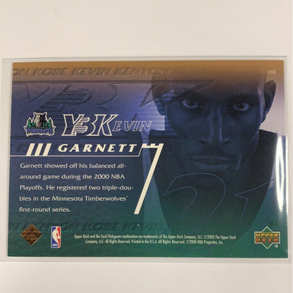  2000 Upper Deck Kevin Garnett Y3K  Local Legends Cards & Collectibles