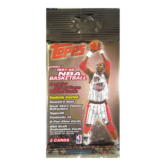 1997-98 Topps Series 1 NBA Basketball Retail Pack
