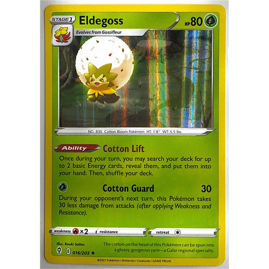  Evolving Skies Eldegoss Rare Holo 16/203  Local Legends Cards & Collectibles