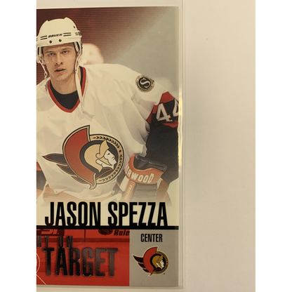  2003 Pacific Titanium Jason Spezza Right On Target  Local Legends Cards & Collectibles