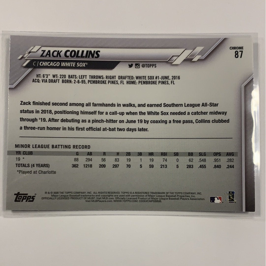  2020 Topps Chrome Zack Collins RC  Local Legends Cards & Collectibles