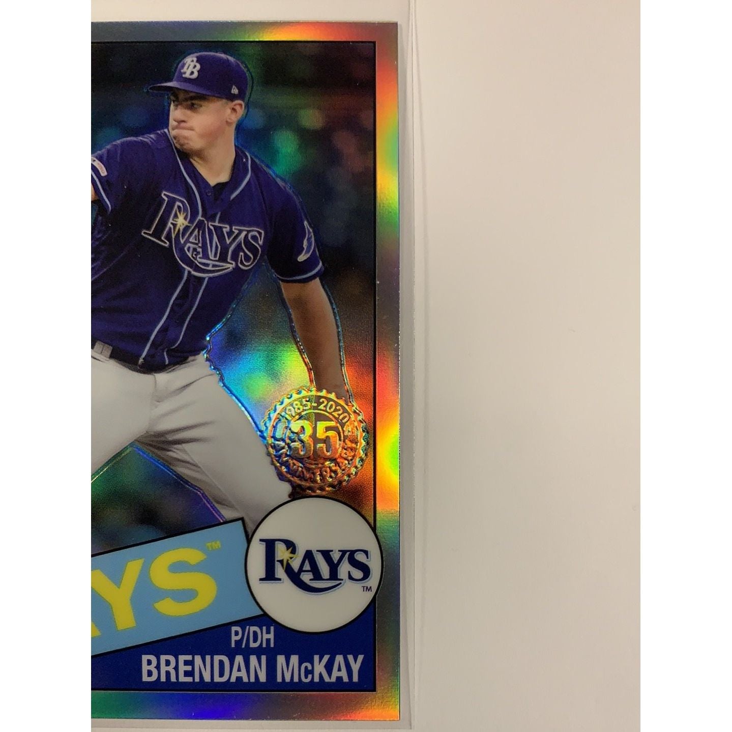  2020 Topps 35th Anniversary Brendan McKay Chrome RC Refractor  Local Legends Cards & Collectibles