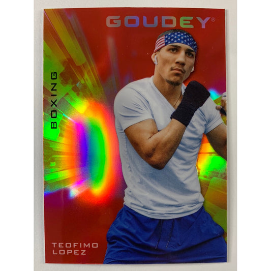 2021 Goodwin Teofimo Lopez Goudey Red Holo