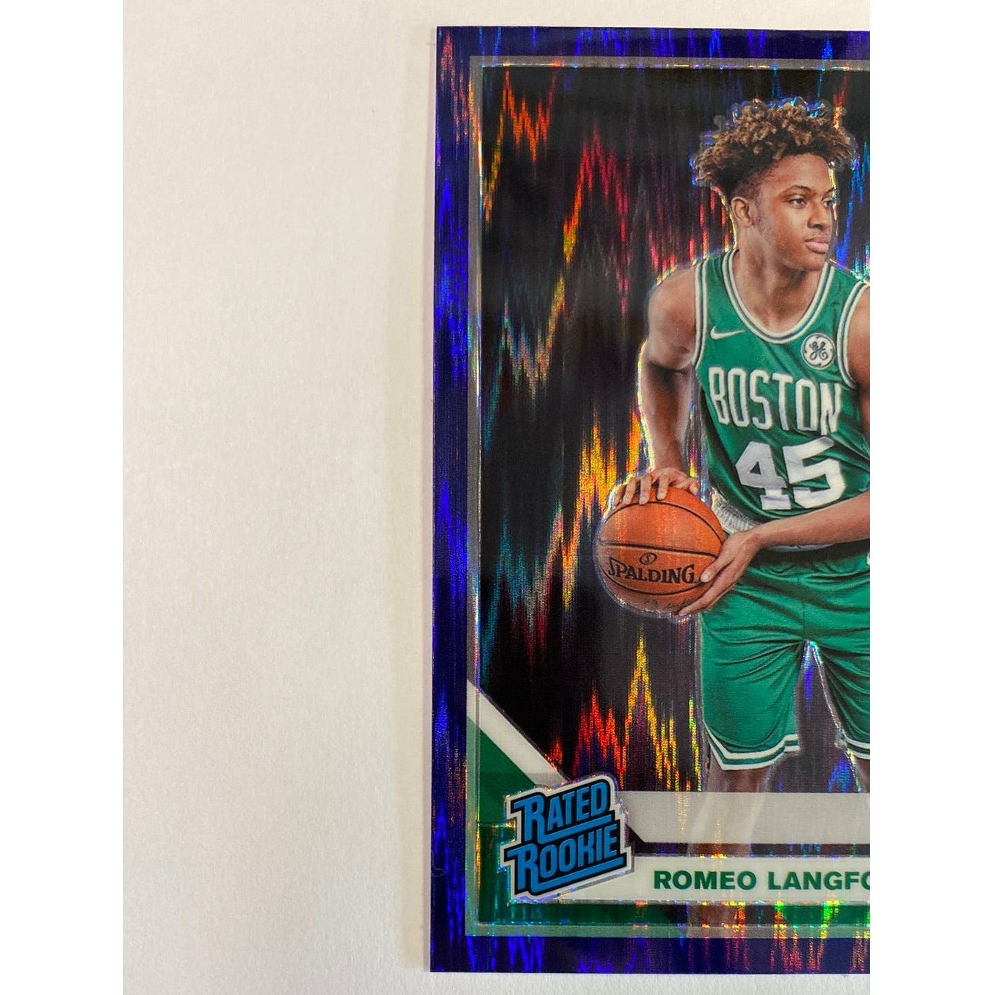 2019-20 Donruss Optic Romeo Langford Purple Shock Prizm Rated Rookie