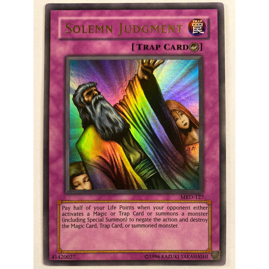 Solemn Judgment Ultra Rare MRD-127