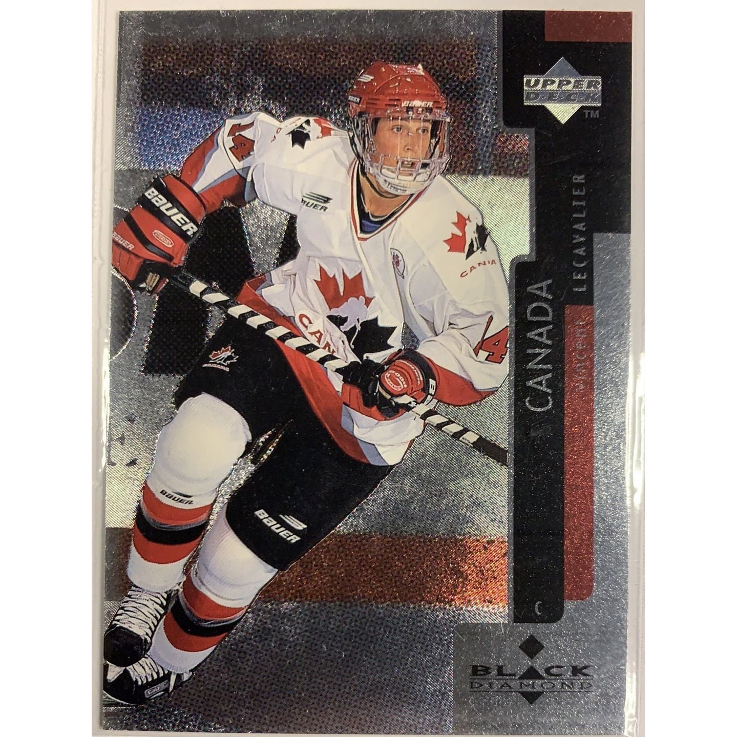  1998 Black Diamond Vincent Lecavalier Team Canada World Juniors RC  Local Legends Cards & Collectibles