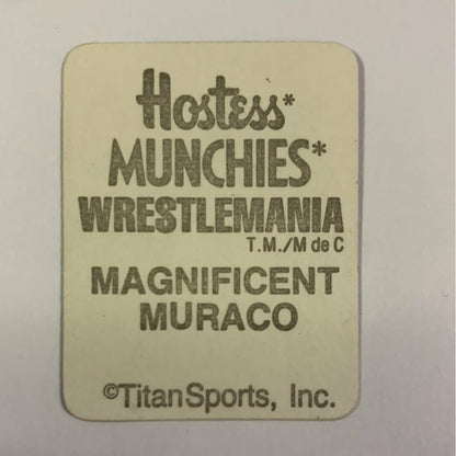 1987 Hostess Magnificent Muraco Munchies Stickers