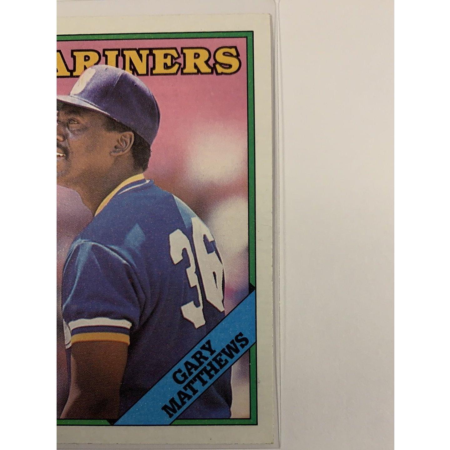  1988 Topps Gary Matthews #156  Local Legends Cards & Collectibles