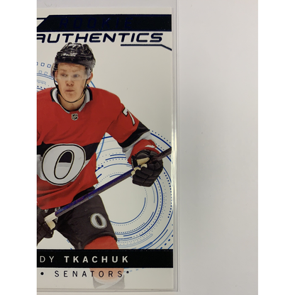  2018-19 Upper Deck SP Brady Tkachuk Rookie Authentics  Local Legends Cards & Collectibles