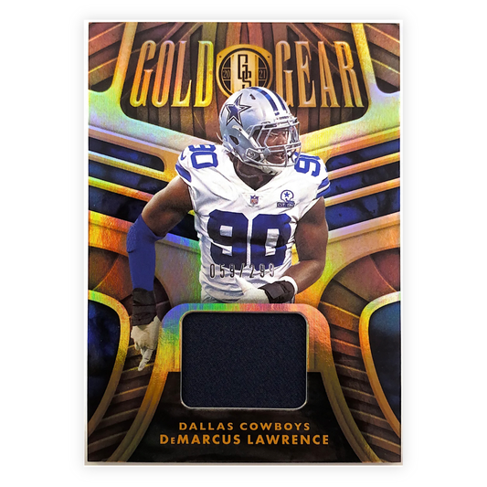 2021 Gold Standard Demarcus Lawrence Gold Gear Patch /299