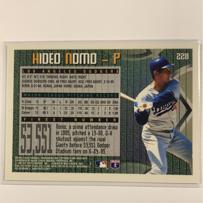  1995 Topps Finest Hideo Nomo RC Unpeeled  Local Legends Cards & Collectibles