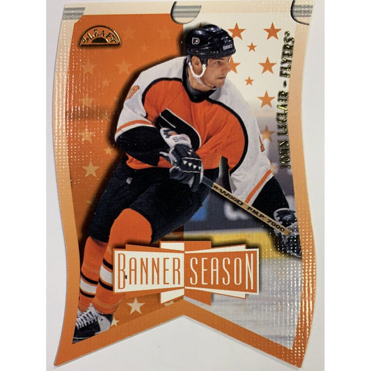  1997 Donruss Leaf John LeClair Banner Season Die Cut /3500  Local Legends Cards & Collectibles