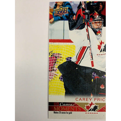2021-22 Tim Hortons Carey Price Canvas Moments