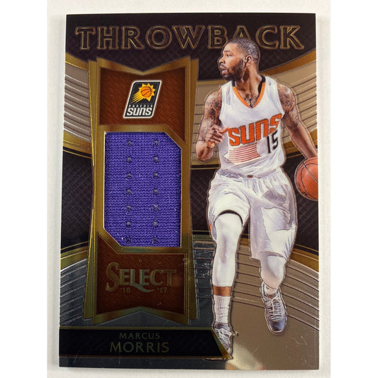 2016-17 Select Marcus Morris Throwback Patch /199