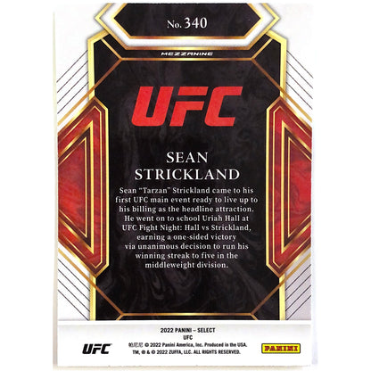 2022 Select Sean Strickland Mezzanine Level RC SP
