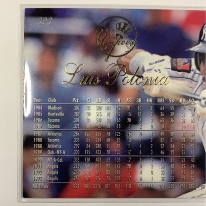  1994 Fleer Flair Luis Palonia Base #323  Local Legends Cards & Collectibles