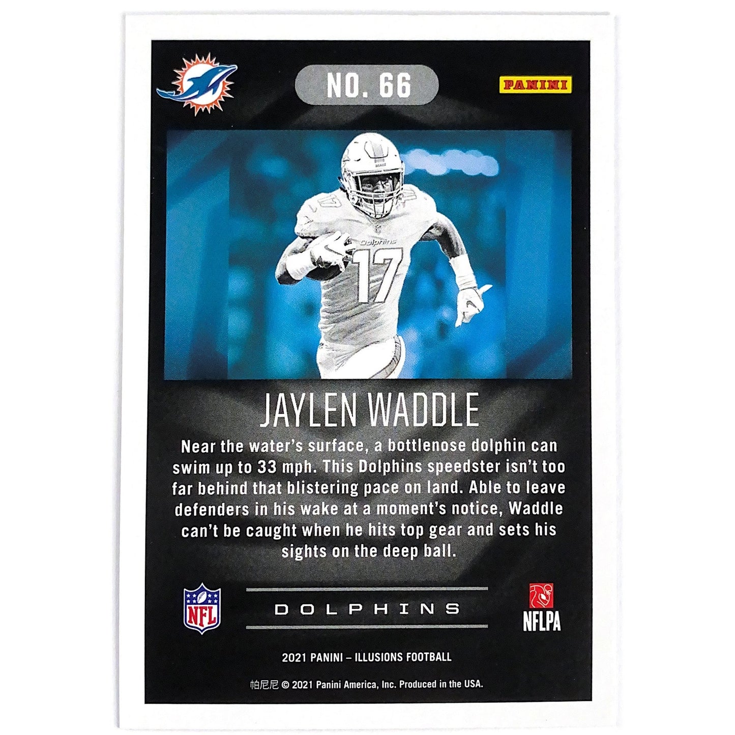 2021 Illusions Jaylen Waddle Emerald RC | Local Legends Cards & Collectibles