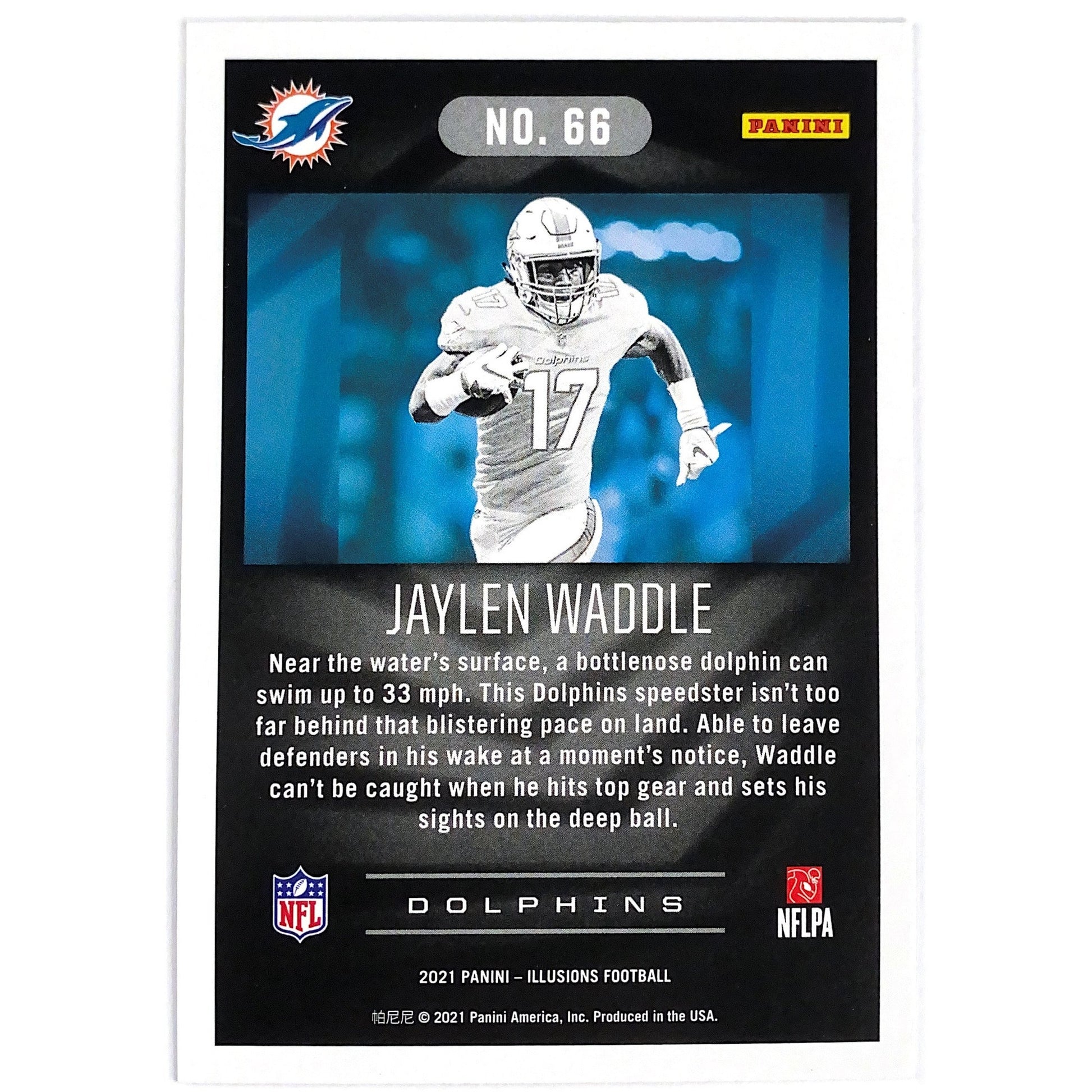 2021 Illusions Jaylen Waddle Emerald RC | Local Legends Cards & Collectibles