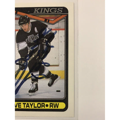  1990 Topps Dave Taylor In Person Auto  Local Legends Cards & Collectibles