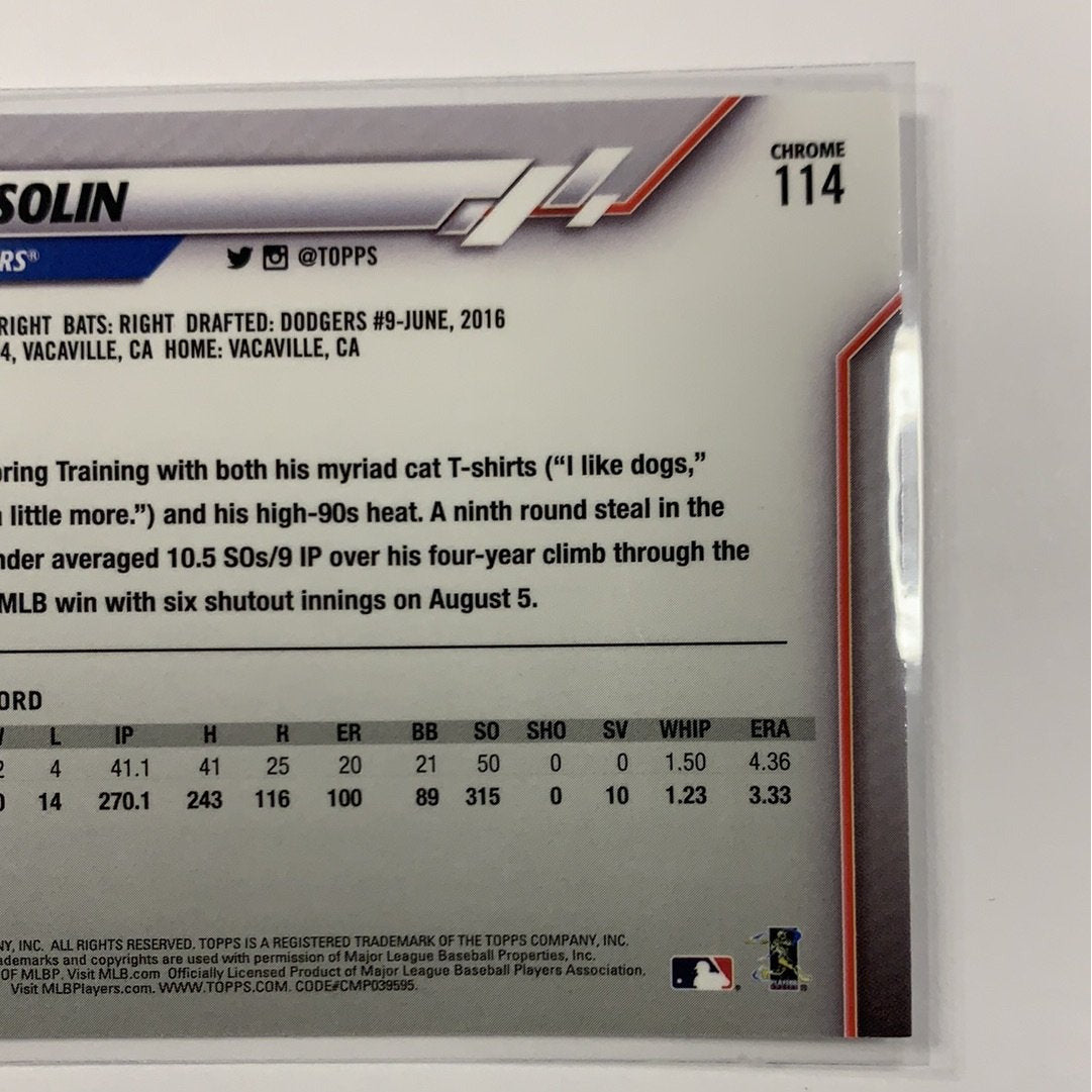  2020 Topps Chrome Tony Gonsolin RC  Local Legends Cards & Collectibles