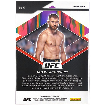 2022 Prizm Jan Blachowicz Fearless Green Prizm