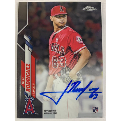 2020 Topps Chrome Jose Rodriguez Auto RC