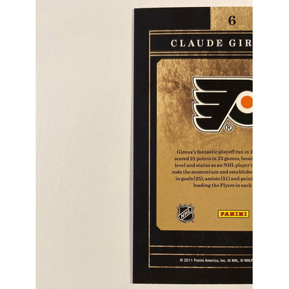 2011-12 Panini Certified Claude Giroux Certified Gold Team