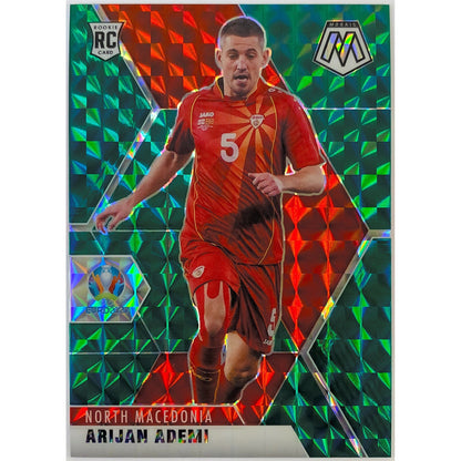 2020-21 Mosaic Arijan Ademi Green Mosaic Prizm RC