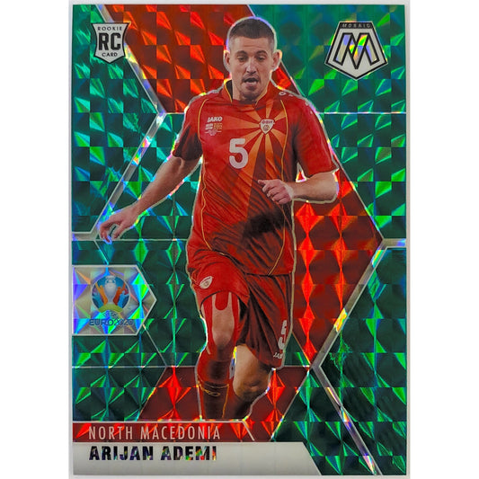 2020-21 Mosaic Arijan Ademi Green Mosaic Prizm RC