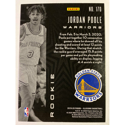 2019-20 Illusions Jordan Poole RC