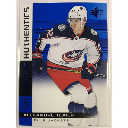  2019-20 SP Alexandre Texier Rookie Authentics  Local Legends Cards & Collectibles