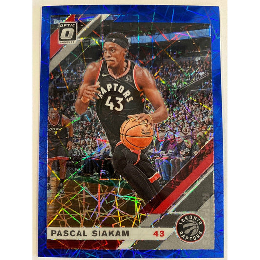 2019-20 Donruss Optic Pascal Siakam Blue Velocity Prizm