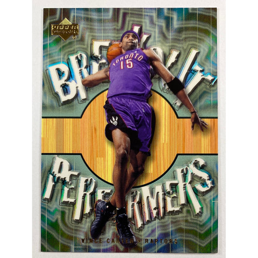 2001-02 Upper Deck Vince Carter Breakout Performers Holo