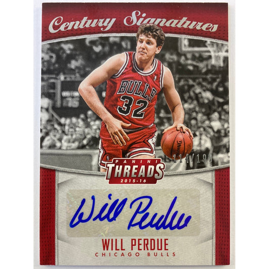 2015-16 Threads Will Perdue Century Signatures /199