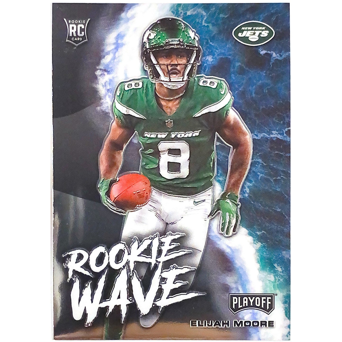 2021 Playoff Elijah Moore Rookie Wave RC