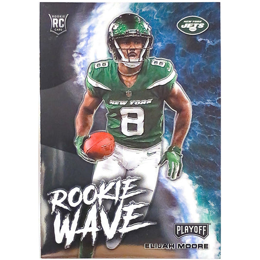 2021 Playoff Elijah Moore Rookie Wave RC