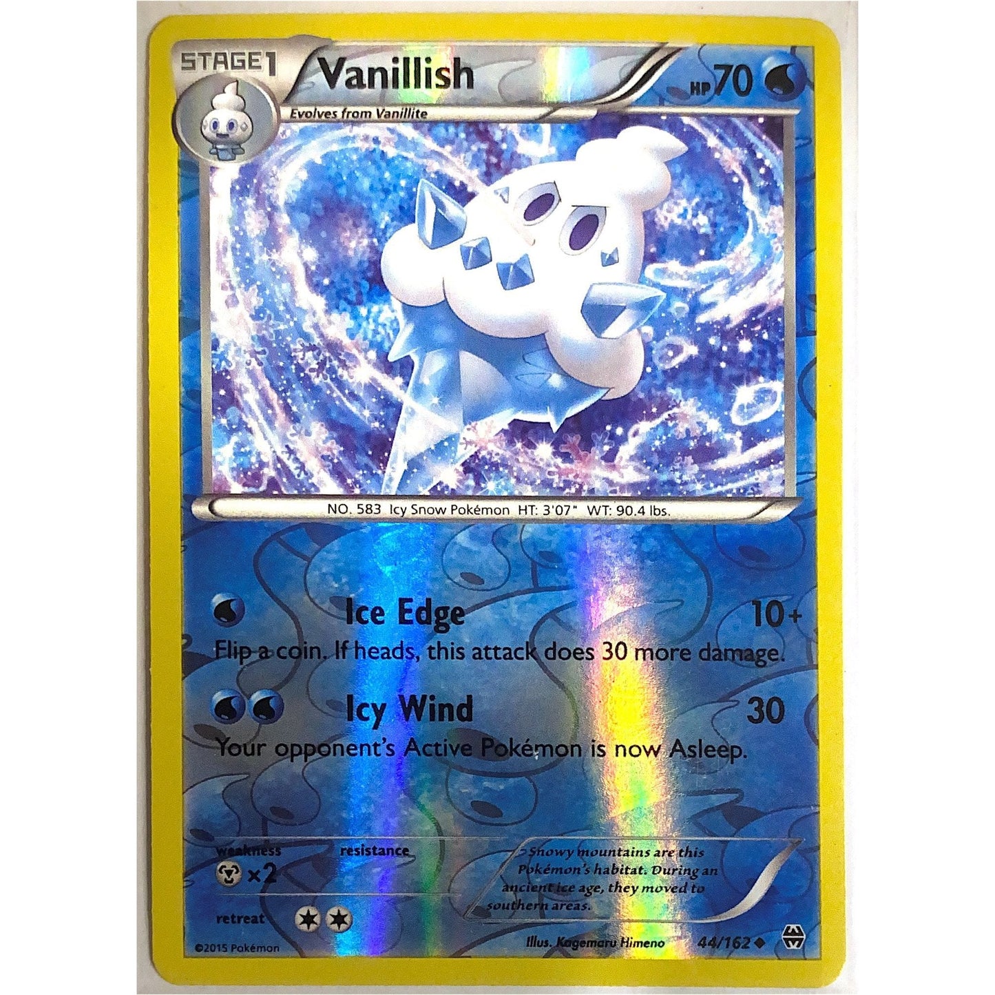  XY Breakthrough Vanillish Uncommon Reverse Holo 44/162  Local Legends Cards & Collectibles