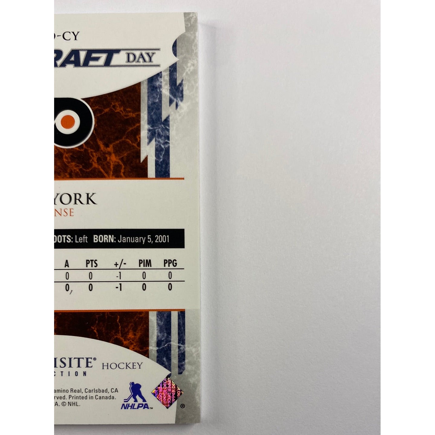 2022 Exquisite Collection Cam York Rookie Draft Day /399