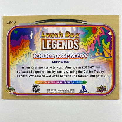 2022-23 Series 2 Kirill Kaprizov Lunch Box Legends