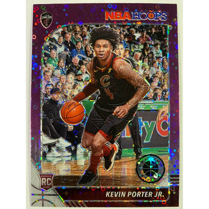 2019-20 Hoops Premium Stock Kevin Porter Jr Purple Fast Break Prizm RC