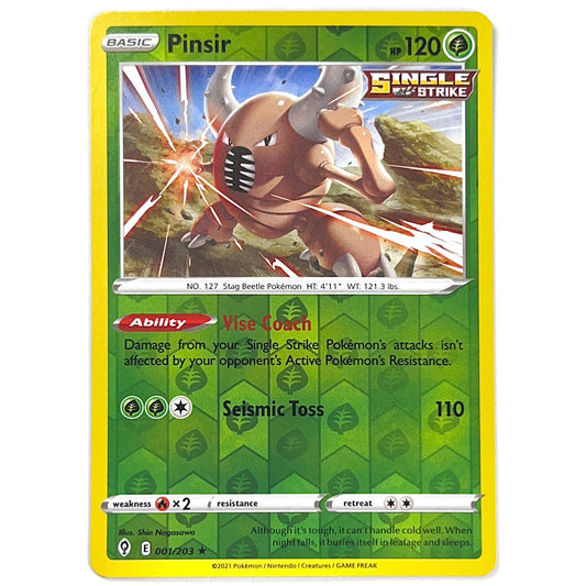 Pinsir Rare Reverse Holo 001/203