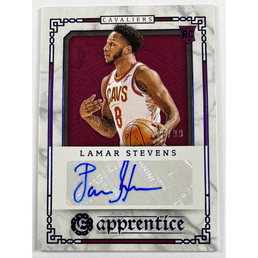 2020-21 Chronicles Excalibur Lamar Stevens Apprentice Blue Auto /99