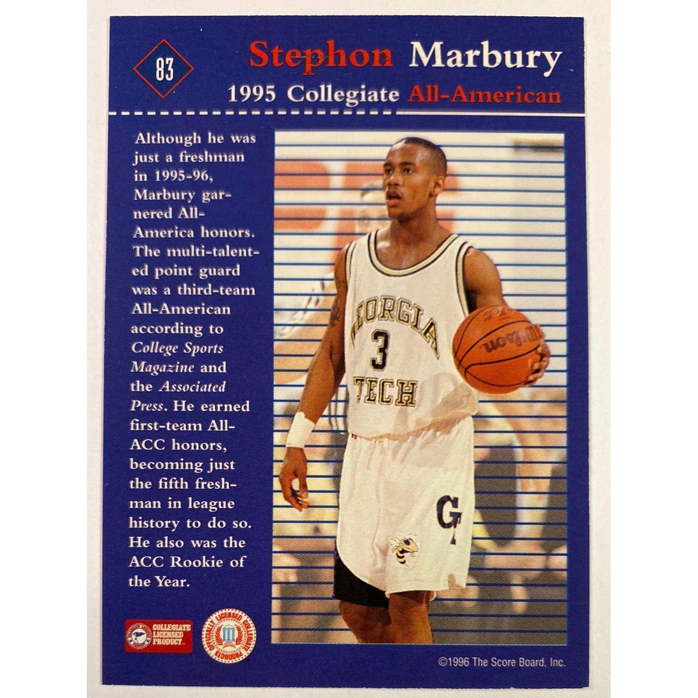 1996-97 Score Stephon Marbury All American RC