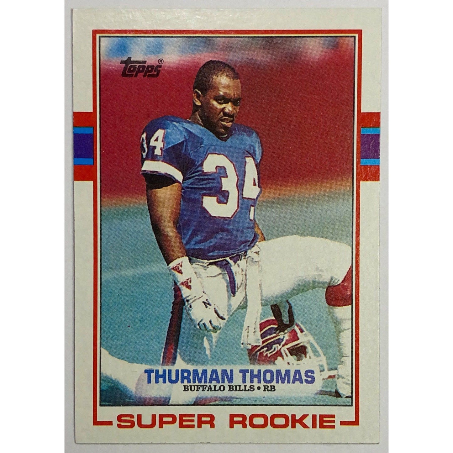 1989 Topps NFL Thurman Thomas Super Rookie #45