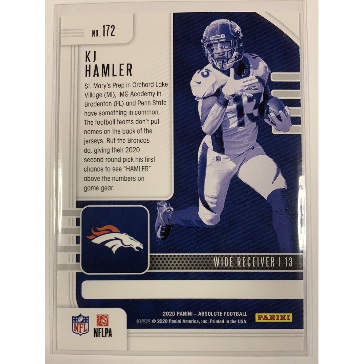  2020 Panini Absolute KJ Hamler RC  Local Legends Cards & Collectibles