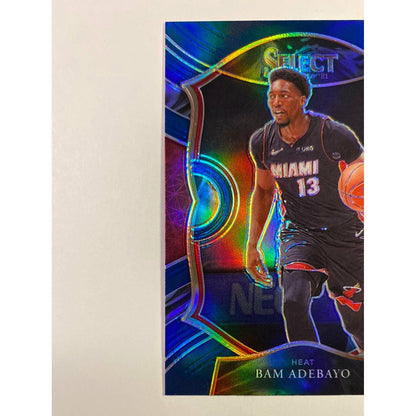2020-21 Select Bam Adebayo Concourse Level Blue Holo Prizm