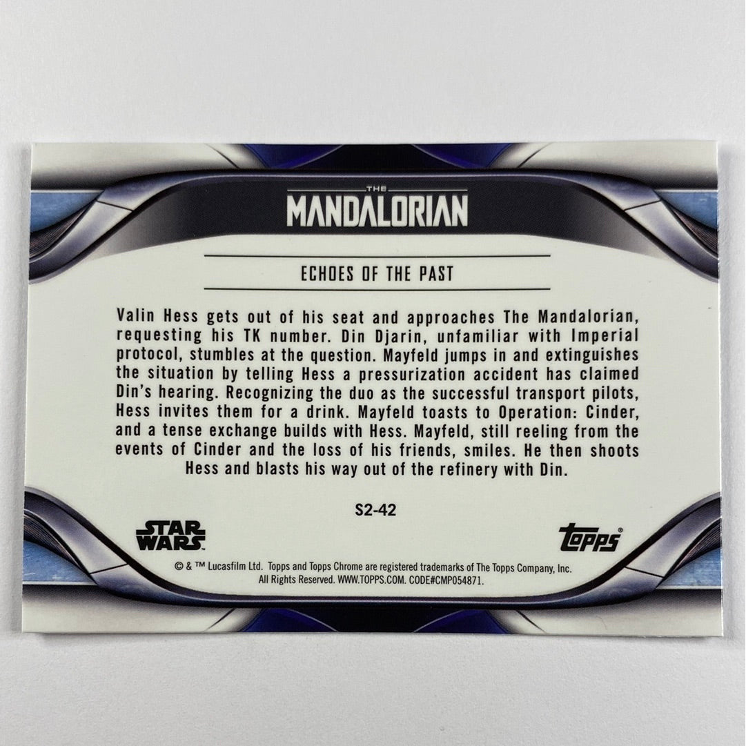 Topps Chrome The Mandalorian Echoes of the Past