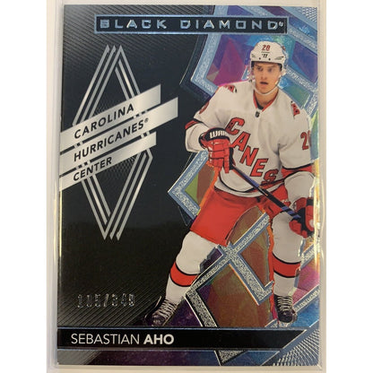  2020-21 Black Diamond Sebastian Aho /349  Local Legends Cards & Collectibles