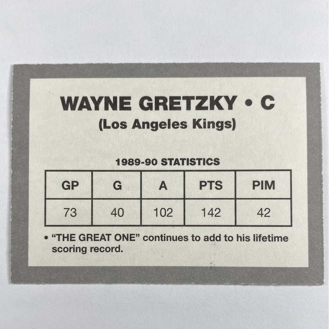 1990-91 Oddball Wayne Gretzky “The Great One”